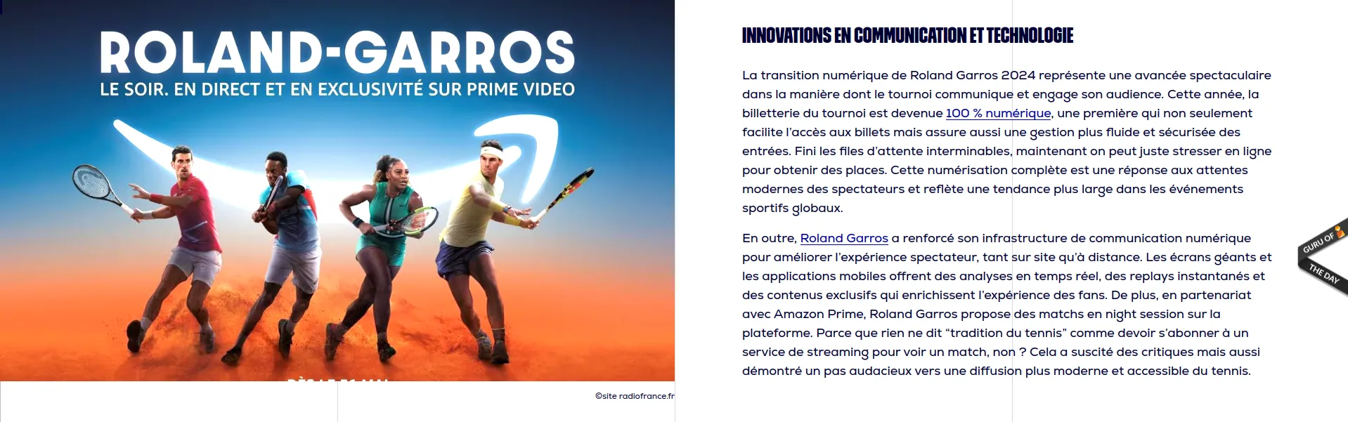 bloc image à gauche en paysage de fond blanc