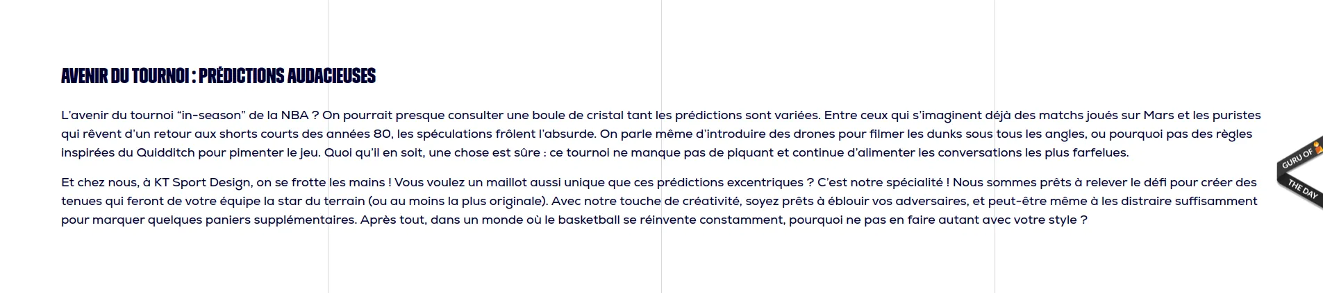 bloc de texte de fond blanc avec un titre 3