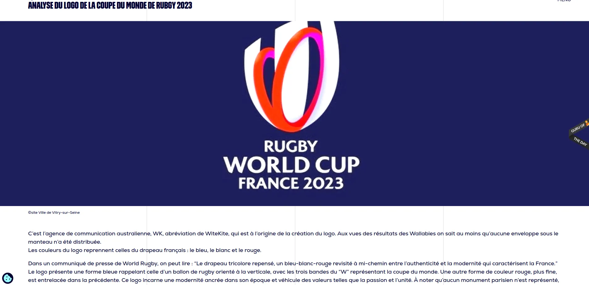 bloc image en haut de fond blanc